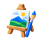 3D plastový reliéfní obrázek