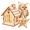 3D dřevěné dekorace