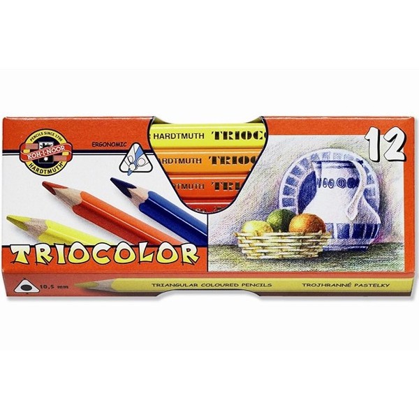 Pastelky TRIOCOLOR JUMBO trojhranné 6ks