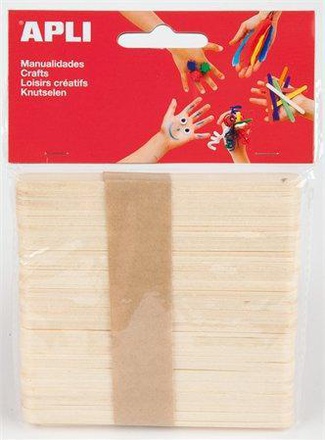 Dřívka – špachtle "Creative", přírodní, dřevěná, APLI