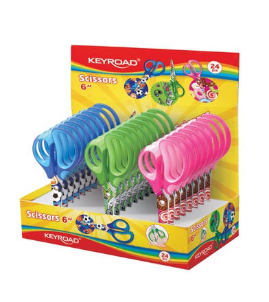 Školní nůžky KEYROAD Tattoo Soft, 15cm