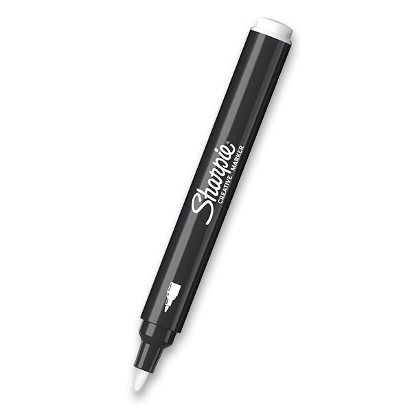 Akrylový popisovač Sharpie Acrylic Marker Bullet - 2 ks, černá a bílá