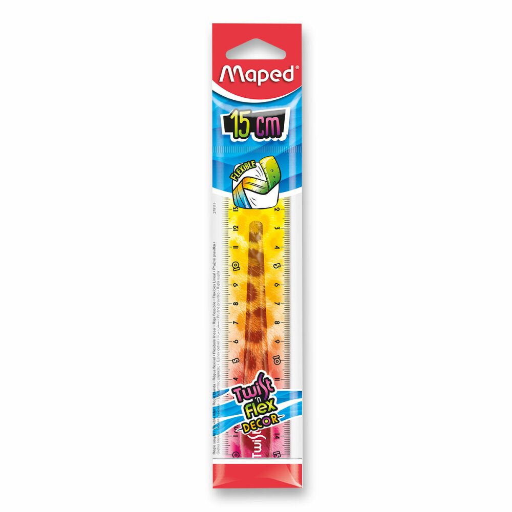 Pravítko Maped Twist'n Flex Decor Animals - 15 cm