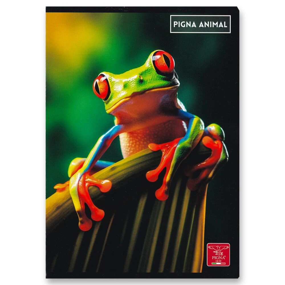 Školní sešit Pigna Animal - A5, linkovaný, 40 listů, mix motivů