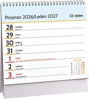 Kalendář Plánovací mini 2027