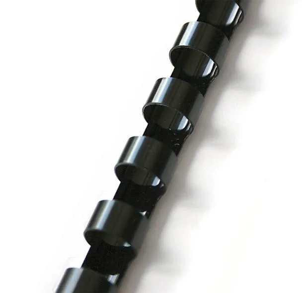 Plastové hřbety pro vazbu 8 mm - černé