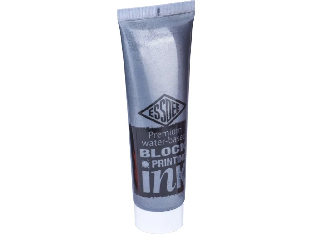 Matalická barva na linoryt ESSDEE 100ml stříbrná