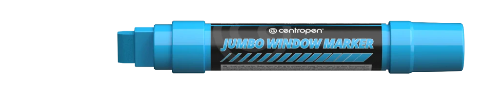 Značkovač křídový Jumbo window Centropen 9120 modrý