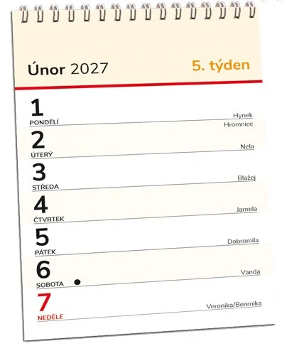 Kalendář Trhací kalendář 2027    