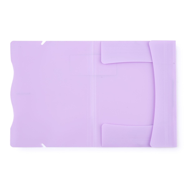 Desky s gumou A4 PP PASTELINI fialové
