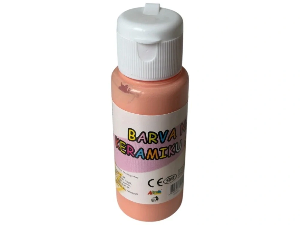Barva na sklo a keramiku 60ml- oranžová světlá