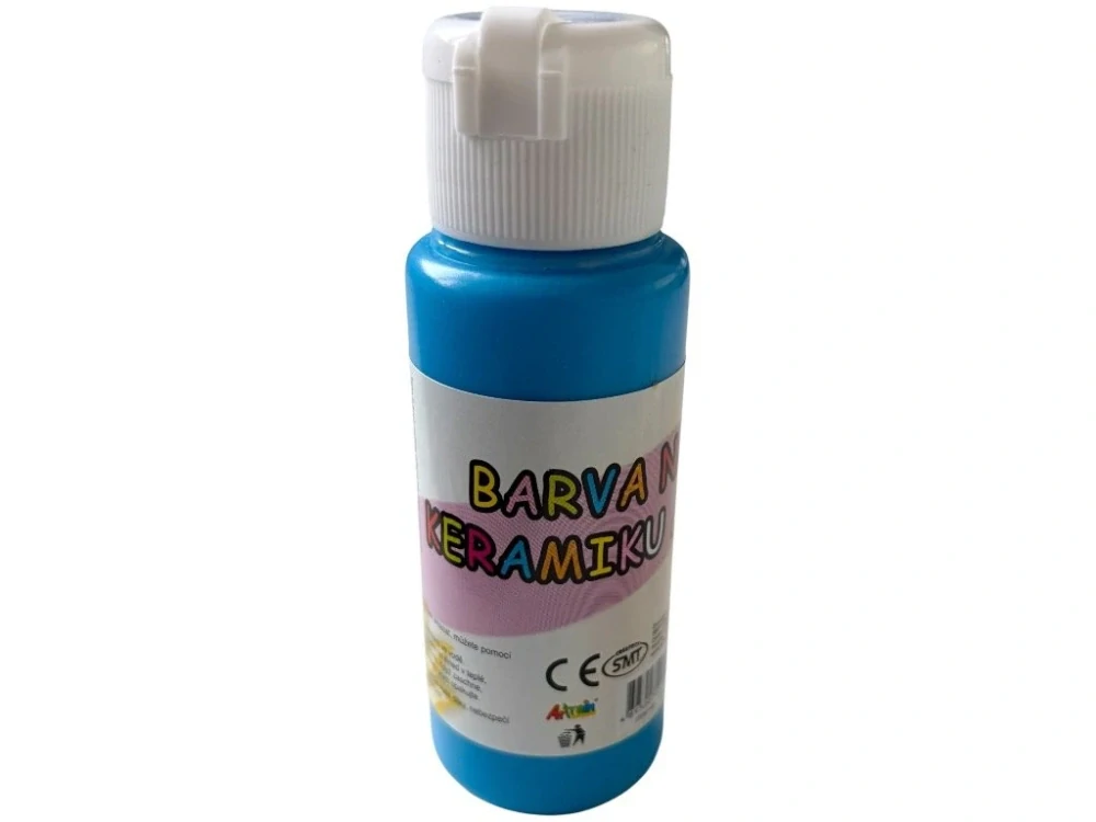 Barva na sklo a keramiku 60ml- modrá