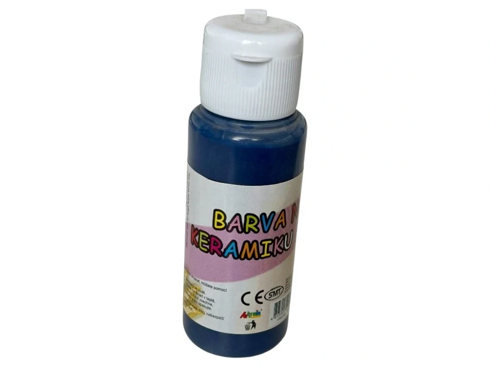 Barva na sklo a keramiku 60ml- Prussian blue, pruská modř