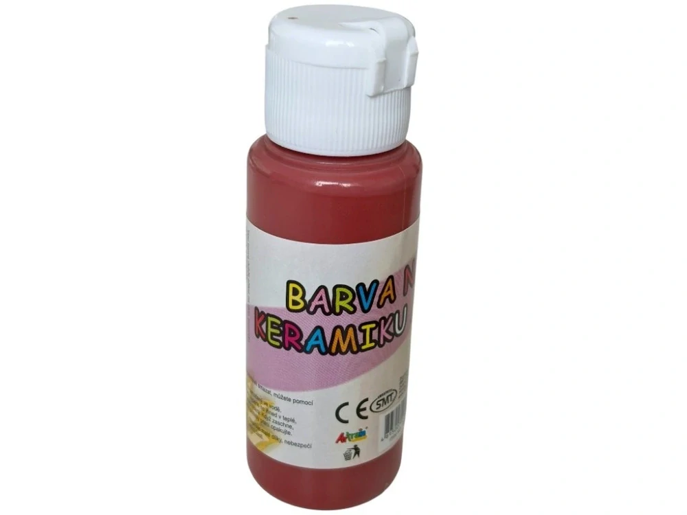 Barva na sklo a keramiku 60ml- hnědá
