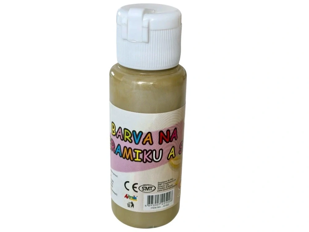 Barva na sklo a keramiku 60ml- black gold