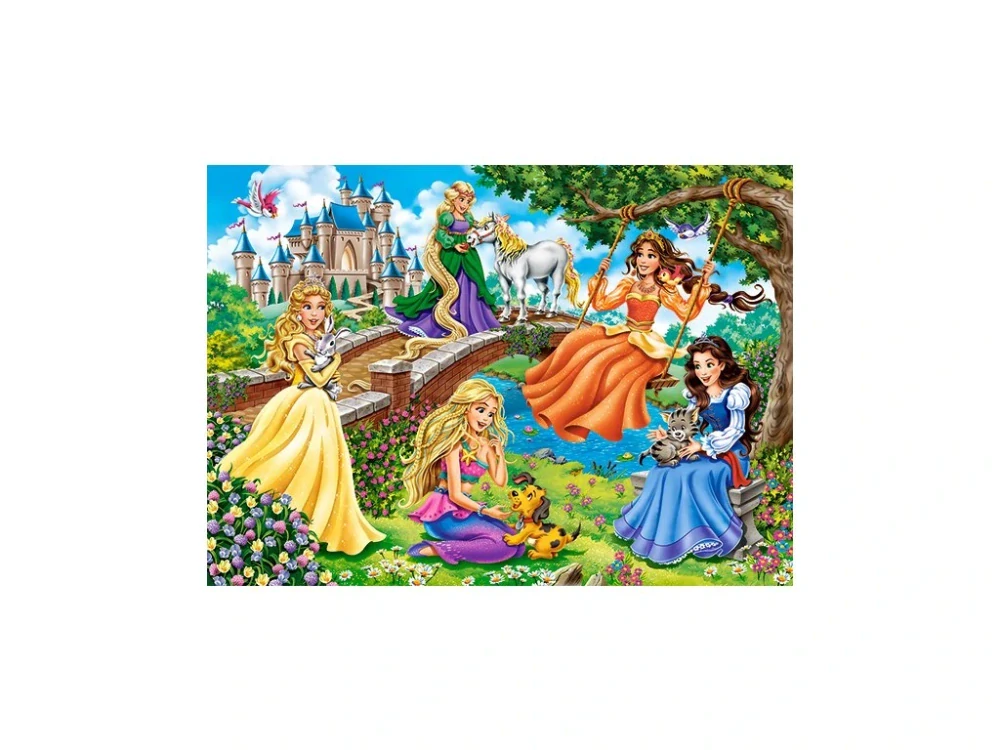 Puzzle Castorland 180 dílků - Princezny v zahradě