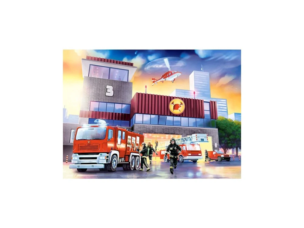 Puzzle Castorland 70 dílků premium - Požární stanice