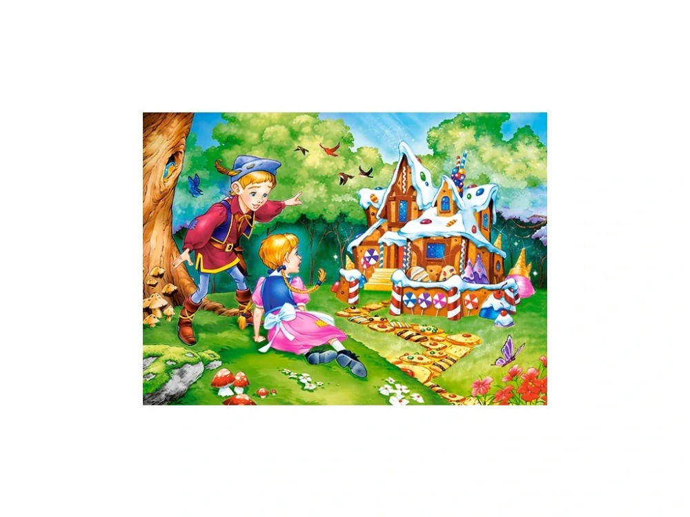 Puzzle Castorland 70 dílků premium - Jeníček a Mařenka