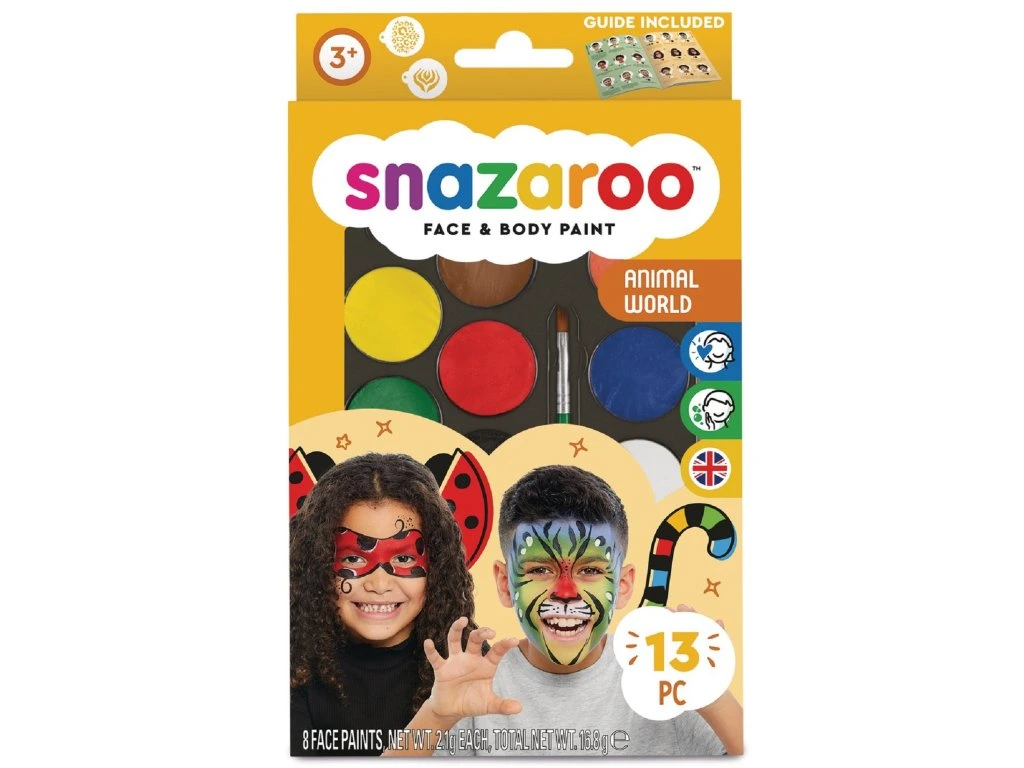 Snazaroo sada obličejových barev - Zvířecí svět