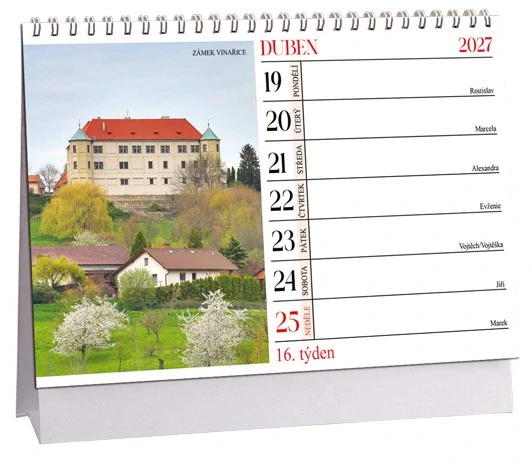 Kalendář Hrady a zámky 2027