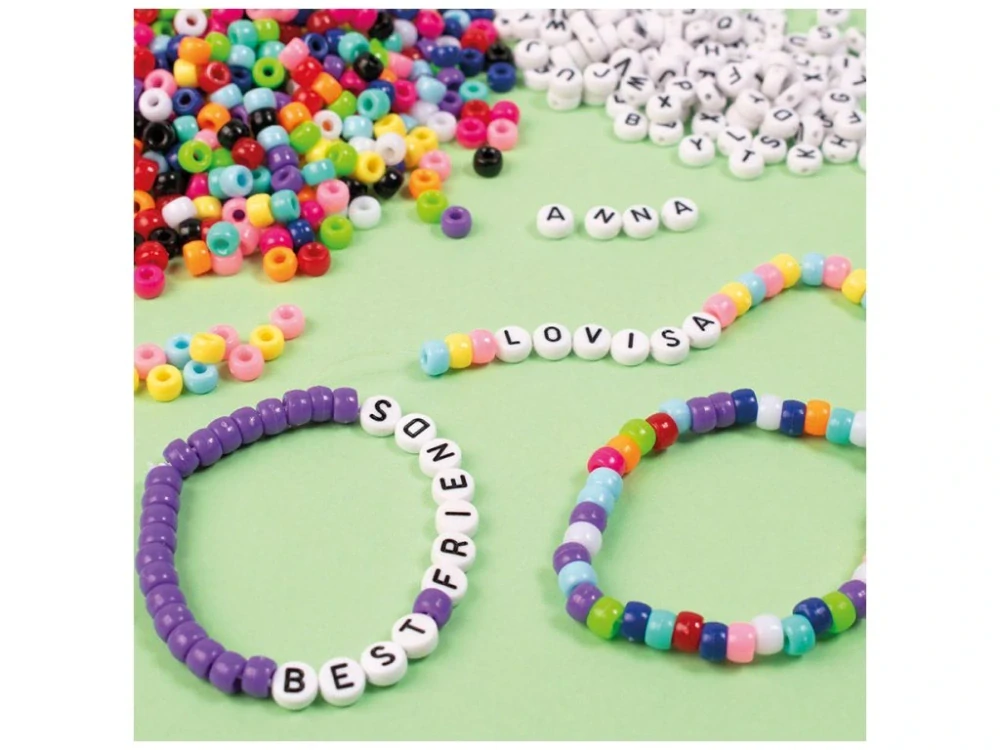 Náramky z korálků - abeceda