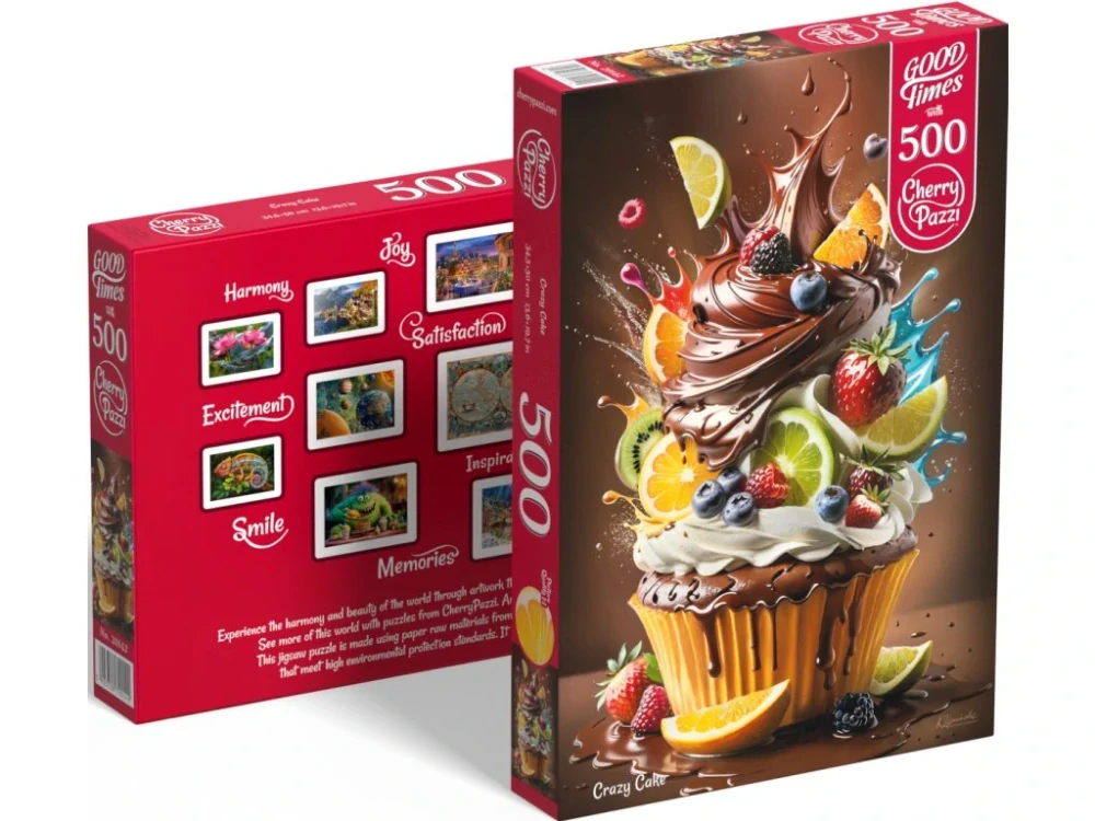 Puzzle 500d. Cherry Pazzi Bláznivý dort