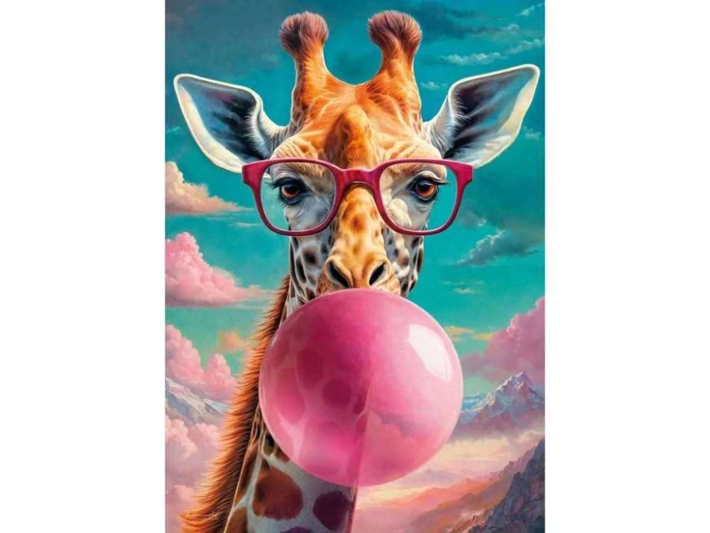 Puzzle 500d. Cherry Pazzi, Klídek - Žirafa se žvýkačkou