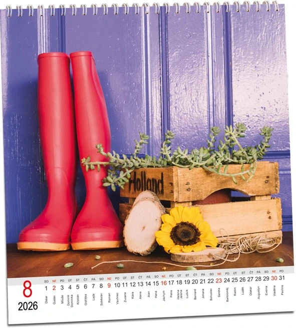 Kalendář nástěnný Home design 2026