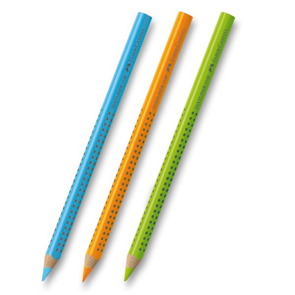 Pastelka Colour Grip Jumbo Neon - modrá