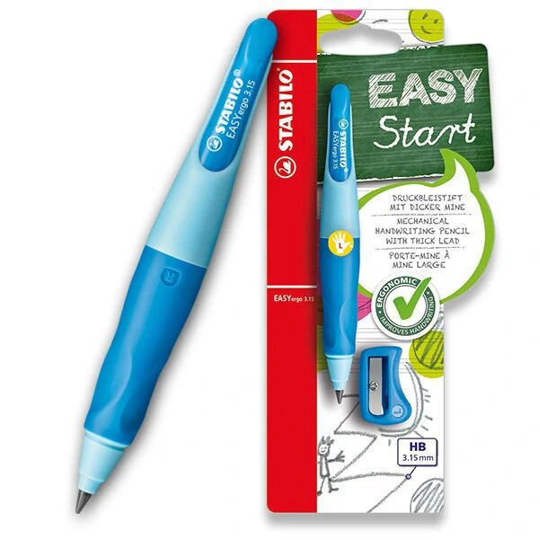 Tužka STABILO EASYergo 3,15, pro leváky - modrá