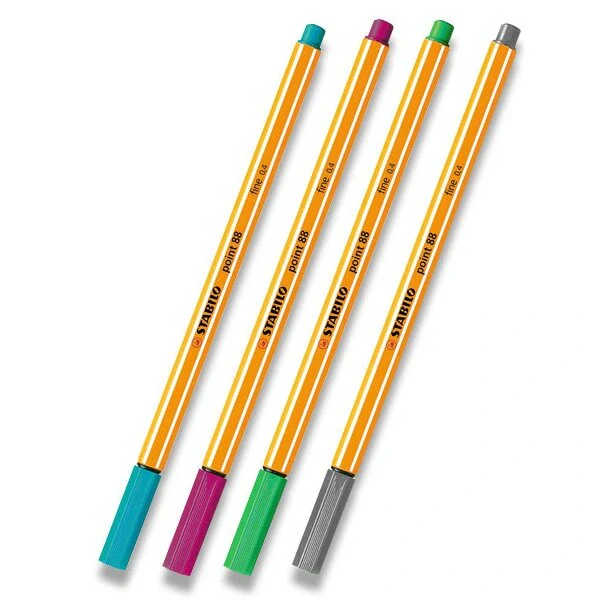 Liner STABILO point 88 - sada 8 pastelových barev