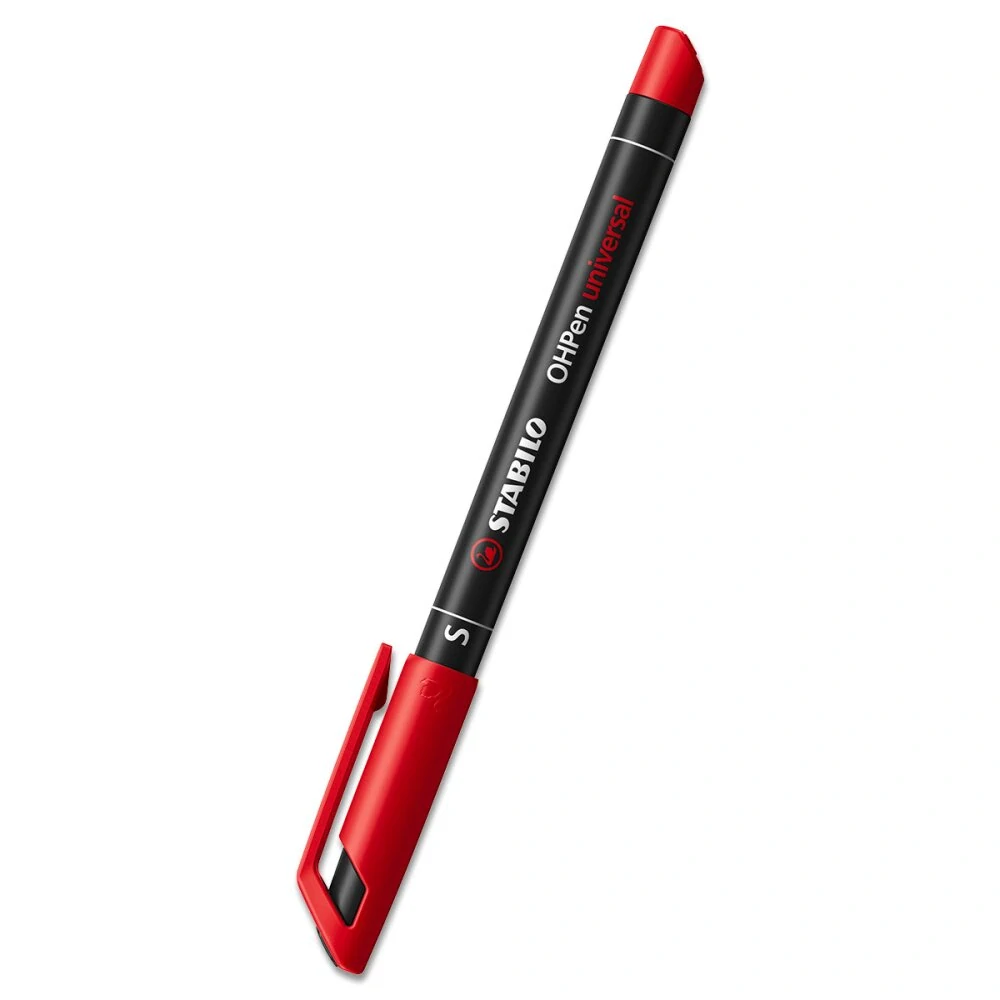 Permanentní popisovač STABILO OHPen 841 S - červený