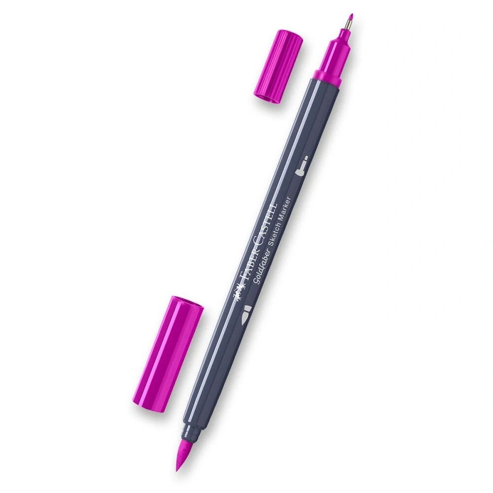 Popisovač Faber-Castell Goldfaber Sketch Marker - 125, middle purple pink