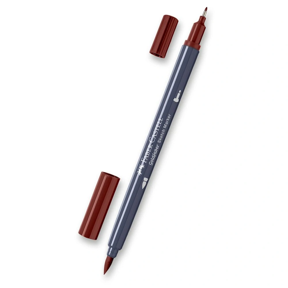 Popisovač Faber-Castell Goldfaber Sketch Marker - 378, mahogany