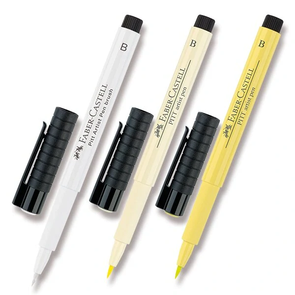 Popisovač Faber-Castell Pitt Artist Pen Brush - 107, cadmium yellow