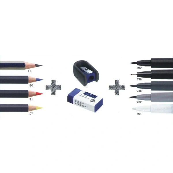 Popisovač Faber-Castell Comic 3D - sada 11 ks