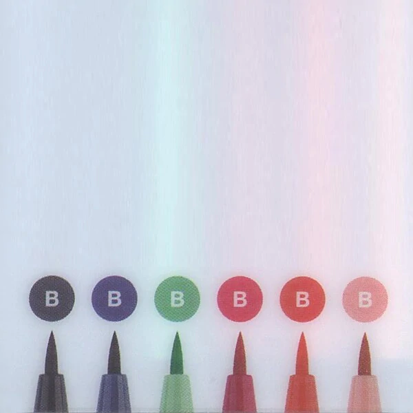 Popisovač Faber-Castell Pitt Artist Pen Comic - mix barev, 6 ks