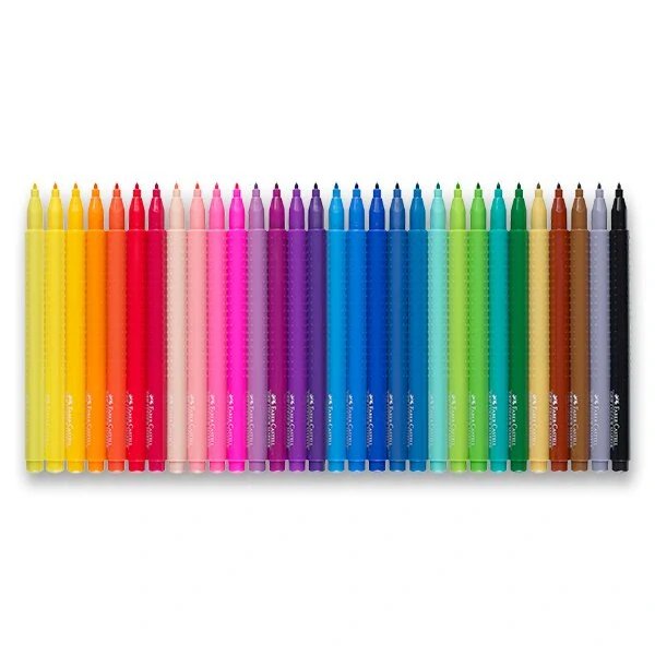 Dětské fixy Faber-Castell Grip - 30 barev
