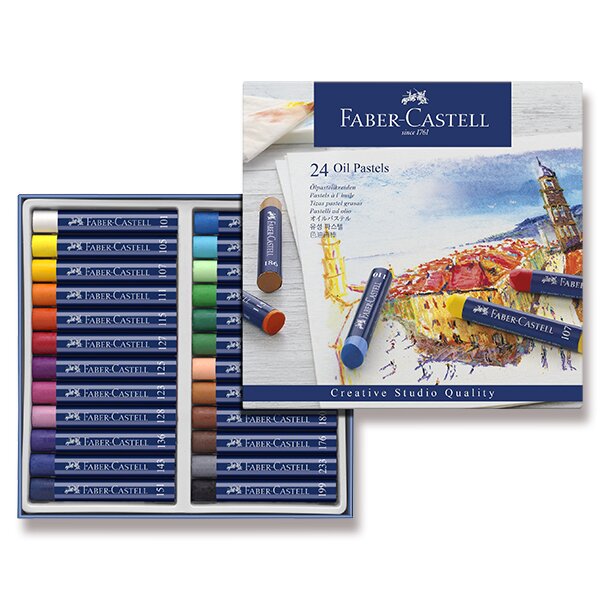 Olejové pastely Faber-Castell - 24 barev
