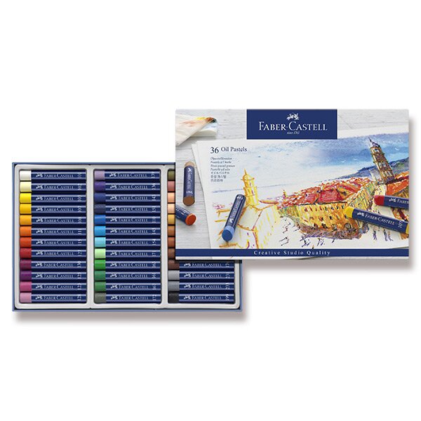 Olejové pastely Faber-Castell - 36 barev
