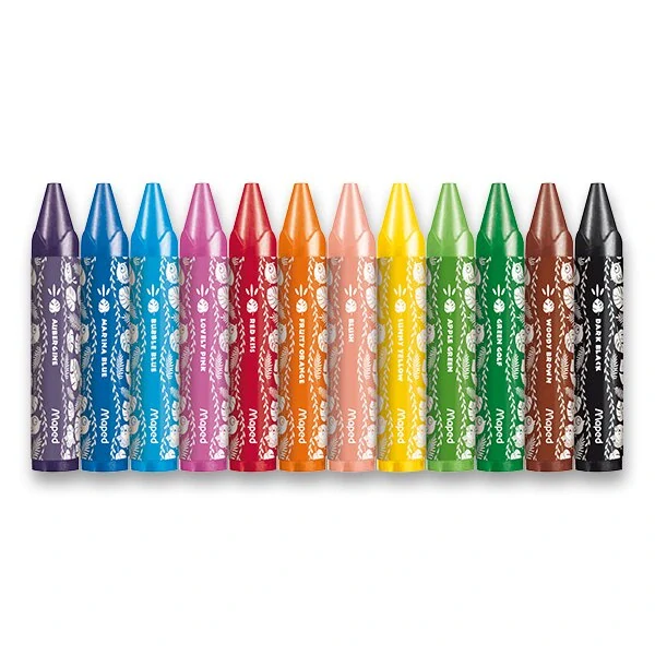 Voskovky Maped Jungle Fever Jumbo - 12 barev