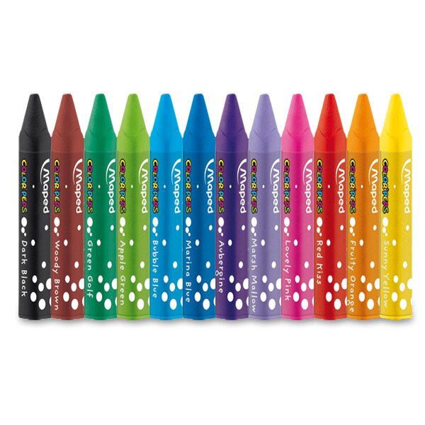 Olejové pastely Maped Color'Peps Oil Pastels - 12 barev