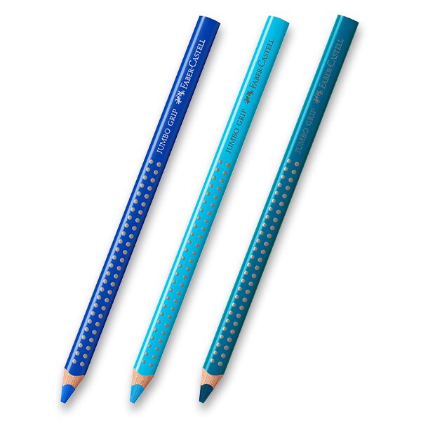 Pastelka Faber-Castell Jumbo Grip - 43, oceánově modrá