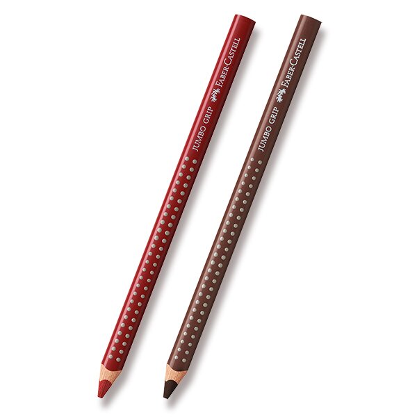 Pastelka Faber-Castell Jumbo Grip - 76, čokoládově hnědá