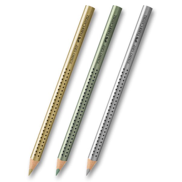 Pastelka Colour Grip Jumbo Metallic - modrá