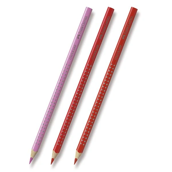 Pastelka Faber-Castell Grip 2001 - 19, plamenákově růžová
