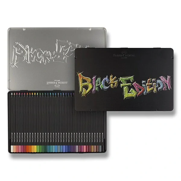 Pastelky Faber-Castell Black Edition - 36 barev
