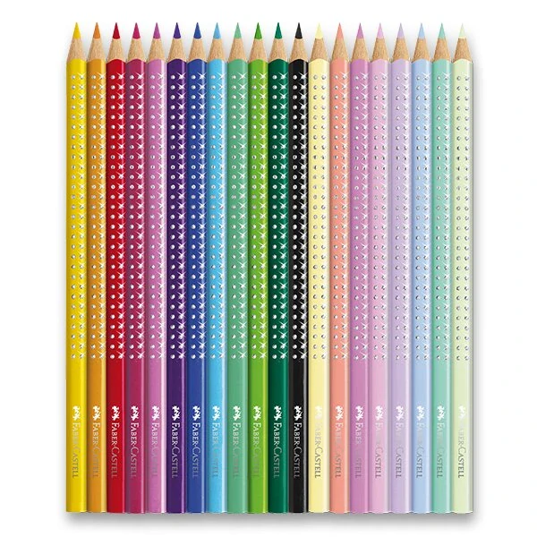 Pastelky Faber-Castell Sparkle - 20 barev