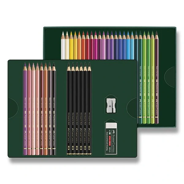Sada Faber-Castell Polychromos & Pitt Graphite Matt - 40 ks