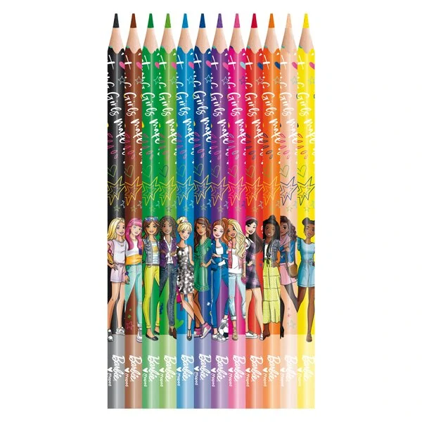 Pastelky Maped Barbie - 12 barev